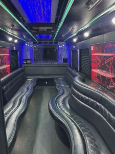 25 Passenger Party Bus with Restroom