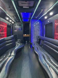25 Passenger Party Bus with Restroom