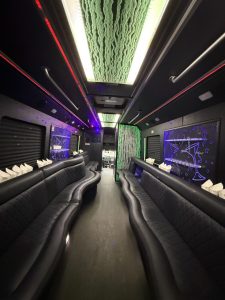 25 Passenger Party Bus with Restroom