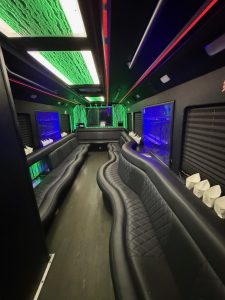 25 Passenger Party Bus with Restroom