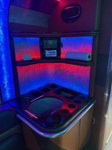40 Passenger Party Bus with Pole & Bathroom