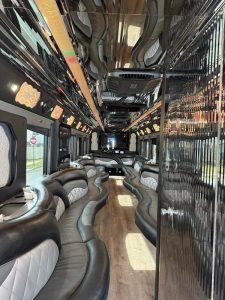 50 Passenger Party Bus with Restroom
