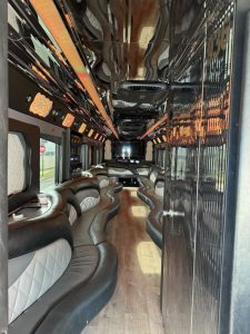 50 Passenger Party Bus with Restroom